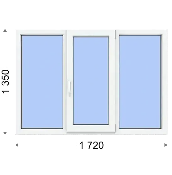 ціна на вікно 1720х1350